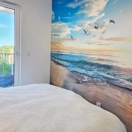 Apartment Baltic Waves B406 Z Sypialnia I Balkonem, Gratis Basen, Sauna, Gym *