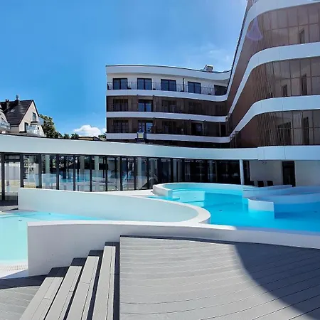 Baltic Waves B406 Z Sypialnia I Balkonem, Gratis Basen, Sauna, Gym Lejlighed