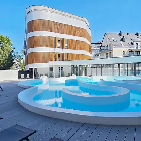 Baltic Waves B406 Z Sypialnia I Balkonem, Gratis Basen, Sauna, Gym * Miedzyzdroje