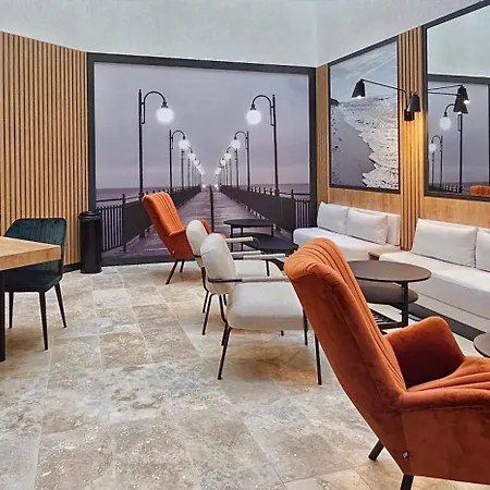 Baltic Waves B406 Z Sypialnia I Balkonem, Gratis Basen, Sauna, Gym Lejlighed *